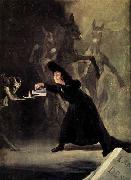 Francisco de goya y Lucientes The Bewitched Man oil painting on canvas